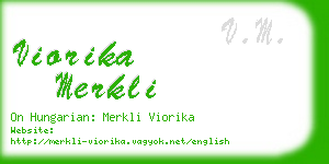 viorika merkli business card